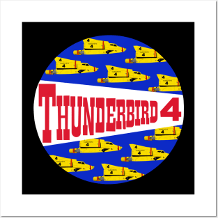 Thunderbirds 4 Sea Craft Piloted by Gordon Tracy Posters and Art